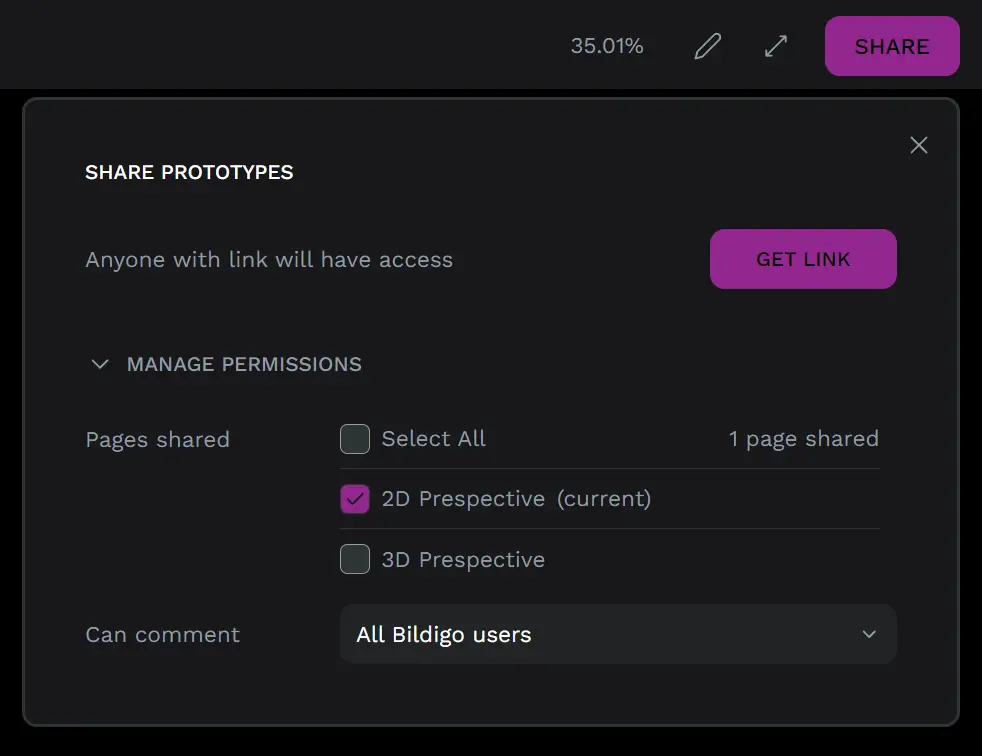 bildigo's viewmode comments